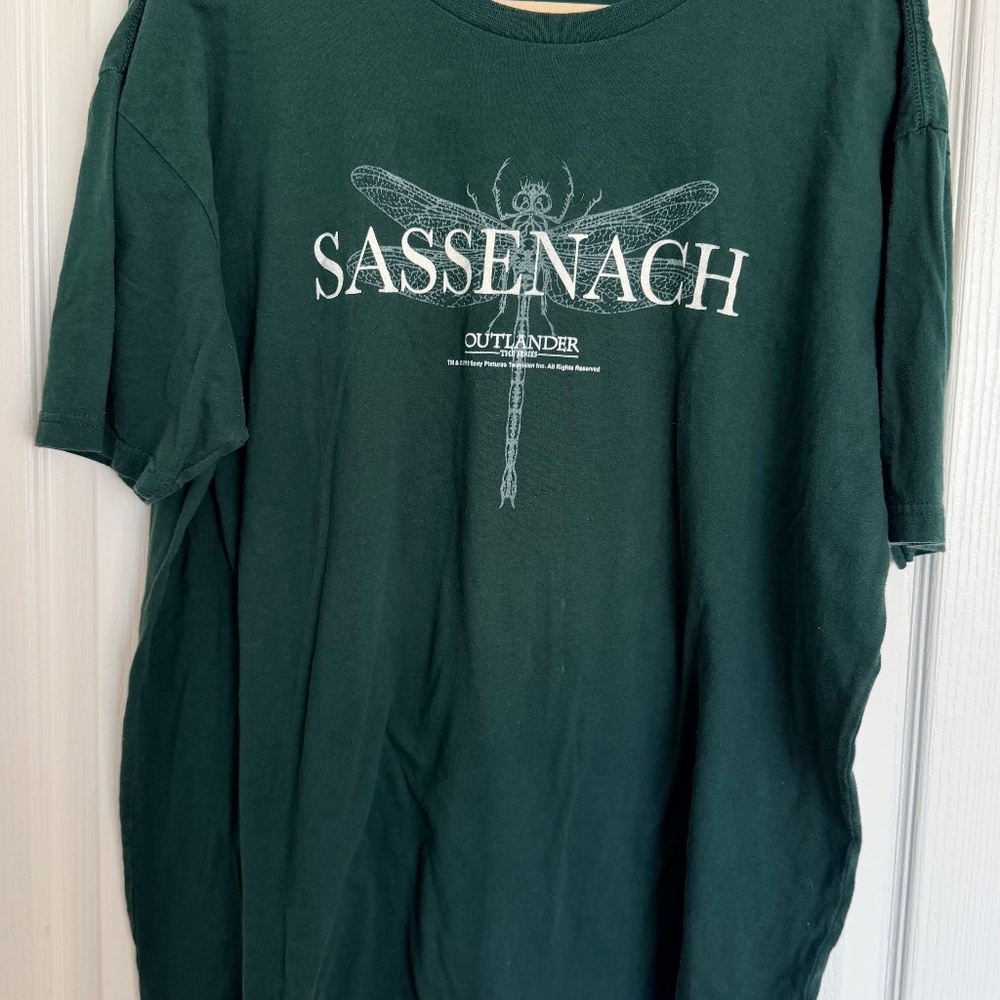 Outlander Themed T-Shirt Sz XXL Sassenach Dragonfly